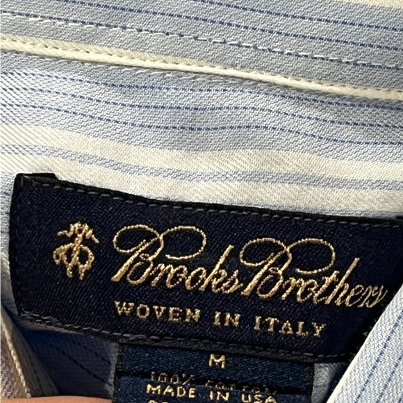 Brooks Brothers Dress Shirt Button Down Mens Striped Long Sleeve - Picture 6 of 6